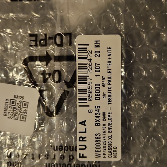 Furla Sparkling Black Sequin Wristlet - Picture 15 of 15